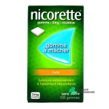 Nicorette gommes 2 mg sans sucre - Vue 360°