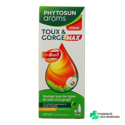 Phytosun Aroms Sirop Toux & Gorge Max