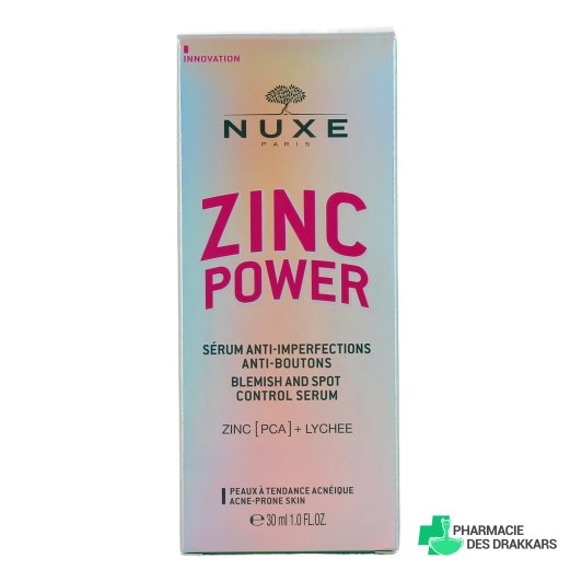 Nuxe Zinc Power Sérum Anti-imperfections Anti-boutons