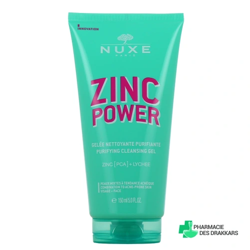 Nuxe Zinc Power Gelée Nettoyante Purifiante