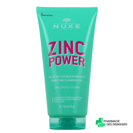 Nuxe Zinc Power Gelée Nettoyante Purifiante