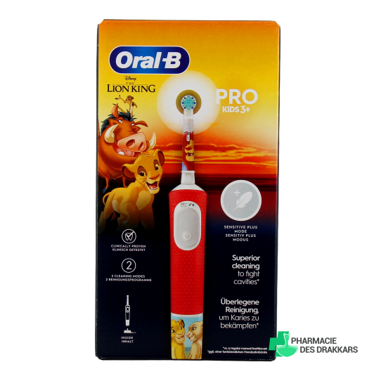 Oral B Kids Brosse à Dents Électrique 3 ans et +