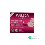 Weleda Crème de Nuit Lissante Rose Musquée et Thé Blanc - Vue 360°