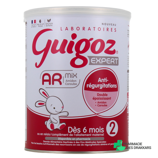 Guigoz Expert AR mix 2 Lait 2ème âge Anti-Régurgitations