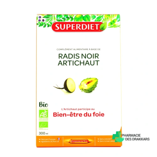 Super Diet Radis Noir Artichaut Bio