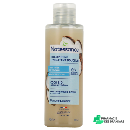 Natessance Shampooing Coco et Kératine Végétale