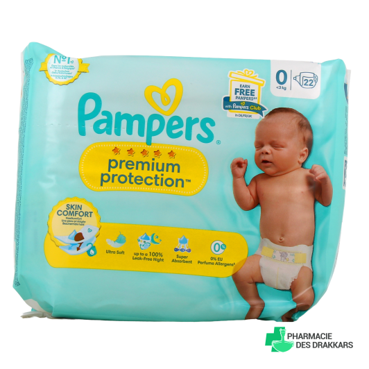 Pampers Couches Premium Protection