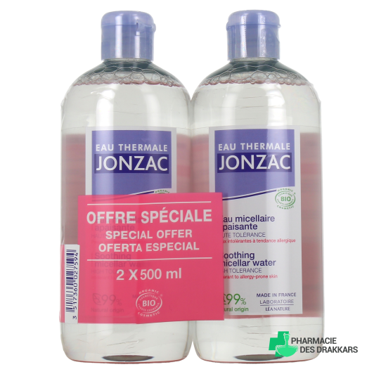 Jonzac Reactive Control Eau Micellaire Apaisante Bio