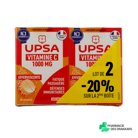 UPSA Vitalité Vitamine C 1000 mg