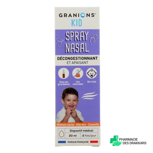 Granions Spray Nasal Décongestionnant Apaisant