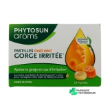 Phytosun Aroms Pastilles Gorge Irritée Miel - Vue 360°