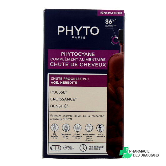 Phytocyane Complément Alimentaire Chute de Cheveux