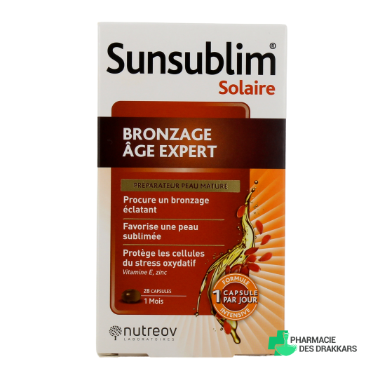 Sunsublim Solaire Bronzage Âge Expert