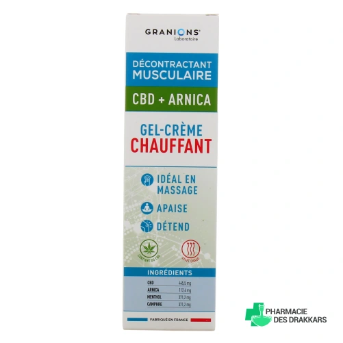 Granions Décontractant Musculaire Gel-Crème Chauffant