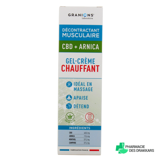 Granions Décontractant Musculaire Gel-Crème Chauffant