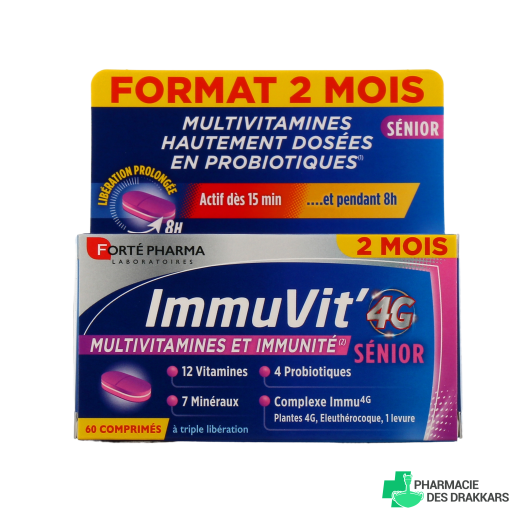 Forté Pharma ImmuVit' 4G Multivitamines et Immunité