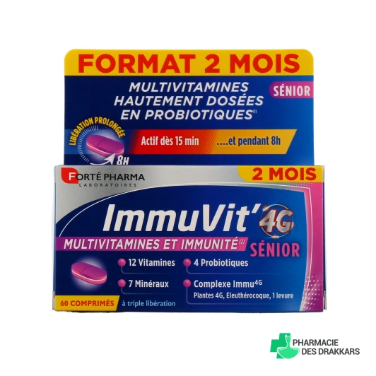 Forté Pharma ImmuVit' 4G Multivitamines et Immunité