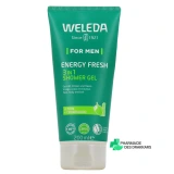 Weleda Gel Douche Homme Energy Fresh 3 en 1 - Vue 360°
