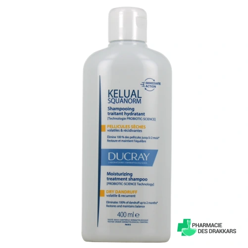 Kelual Squanorm Shampooing Traitant Hydratant Pellicules Sèches