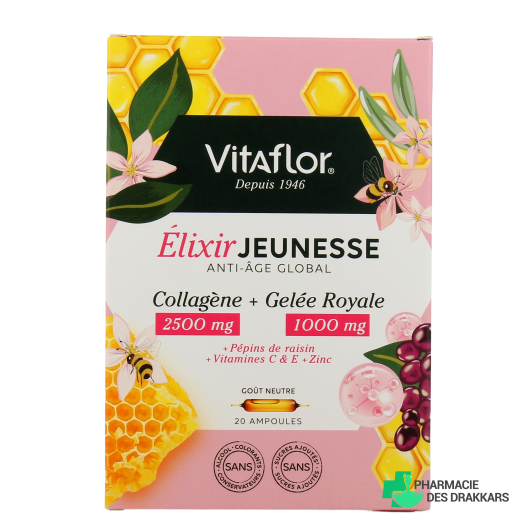 Vitaflor Elixir Jeunesse Collagène et Gelée Royale