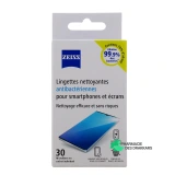 Zeiss Lingettes Nettoyantes Antibactériennes pour Smartphones et écrans - Vue 360°