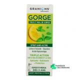 Granions Spray Toux et Mal de Gorge - Vue 360°