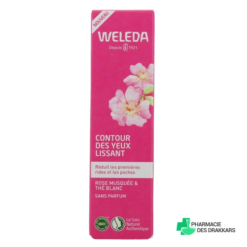 Weleda Contour des Yeux Lissant Rose Musquée et Thé Blanc