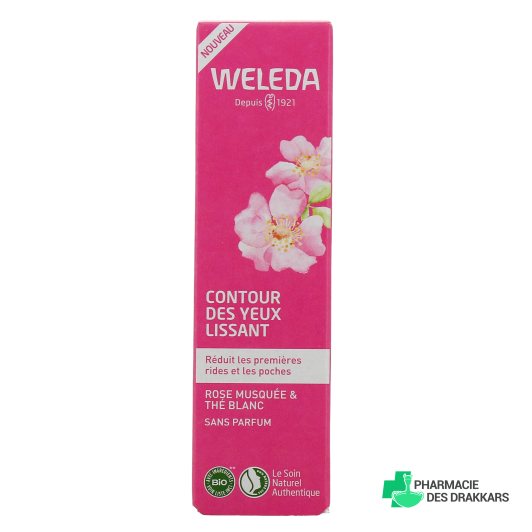 Weleda Contour des Yeux Lissant Rose Musquée et Thé Blanc