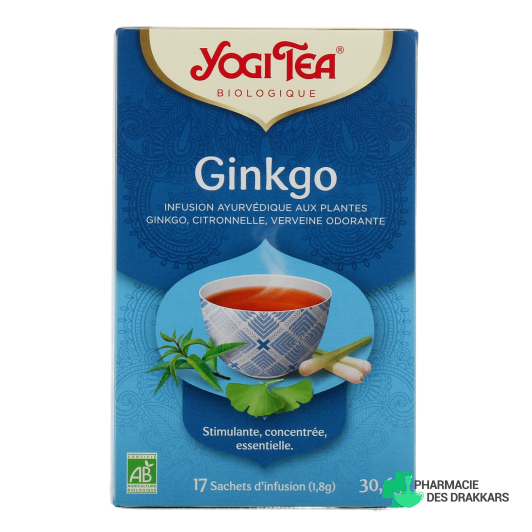 Yogi Tea Tisane Ayurvédique Ginkgo