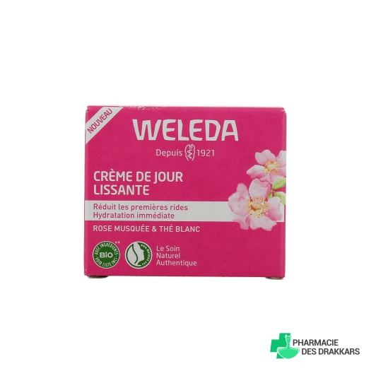 Weleda Crème de Jour Lissante Rose Musquée et Thé Blanc