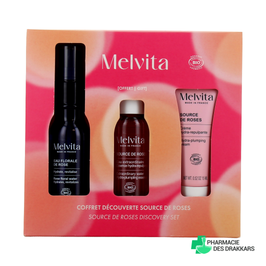 Melvita Coffret Découverte Source de Roses