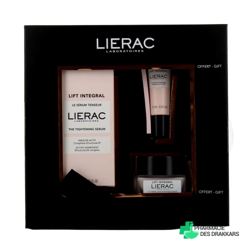 Lierac Lift Integral Coffret Anti-âge Crème de Jour + Sérum Tenseur + Soin Regard