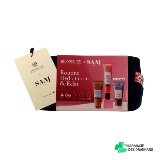 Sanoflore x SAAJ Paris Trousse Routine Hydratation & Eclat