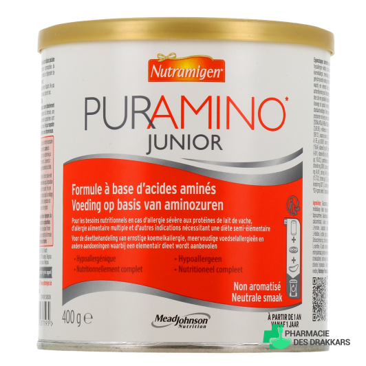 Nutramigen Puramino Junior Lait Infantile