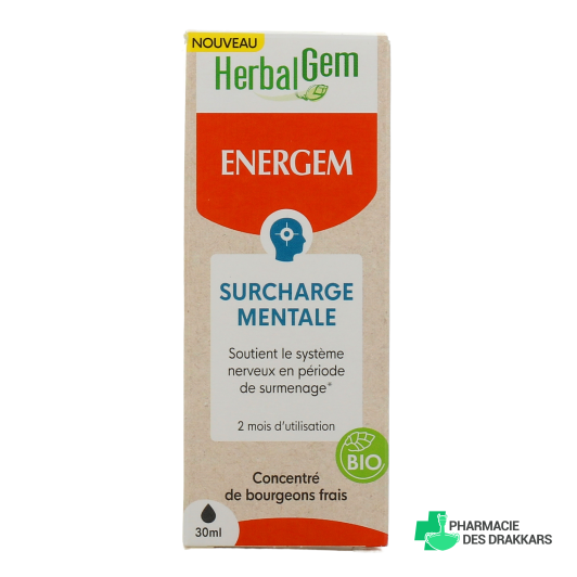 Herbalgem Energem Surcharge Mentale Bio