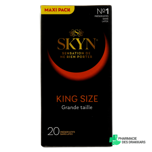 Manix Skyn King Size Préservatifs Grande Taille sans latex