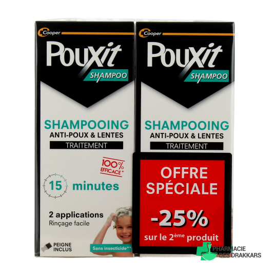 Pouxit Shampooing Anti-Poux et Lentes