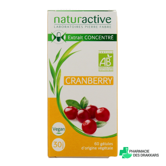 Naturactive Cranberry Bio Extrait Concentré 60 gélules