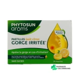 Phytosun Aroms Pastilles Gorge Irritée Citron Sans Sucres - Vue 360°