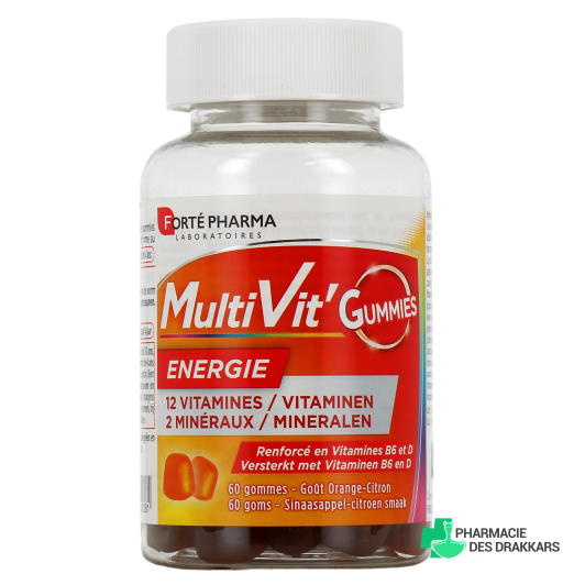 Forté Pharma Multivit' Gummies énergie