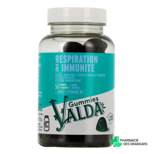 Valda Gummies Sans Sucres Respiration & Immunité