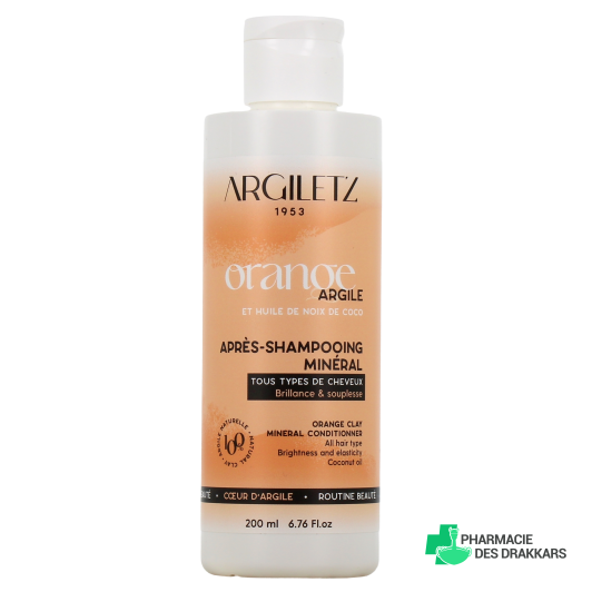 Argiletz Après-Shampoing Minéral à l’Argile Orange