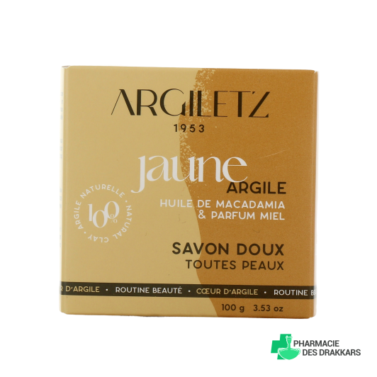 Argiletz Savon Doux et Apaisant à l’Argile Jaune