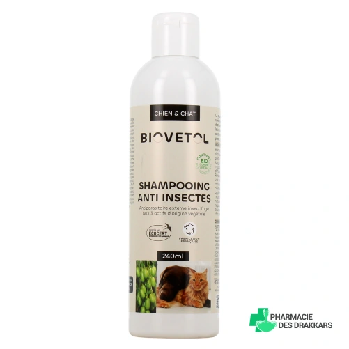 Biovetol Shampooing Anti Insectes Bio