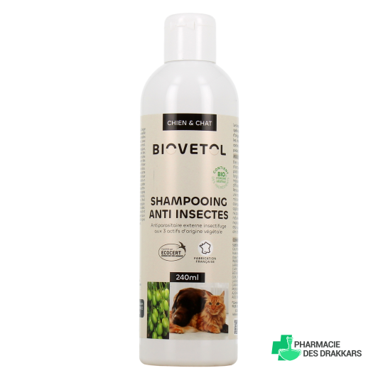 Biovetol Shampooing Anti Insectes Bio