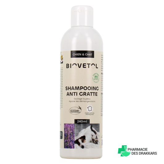 Biovetol Shampooing Anti Gratte Bio Chien & Chat