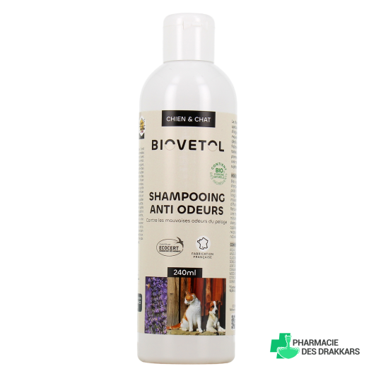 Biovetol Shampooing Anti-Odeurs Bio Chien & Chat