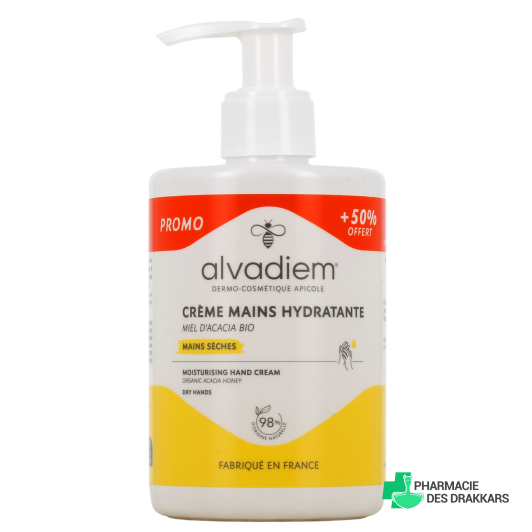 Alvadiem Crème hydratante mains sèches