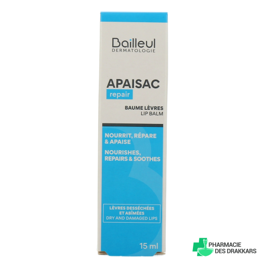 Apaisac Repair Baume à Lèvres Nourrissant