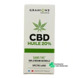 Granions Huile de CBD - Vue 360°
